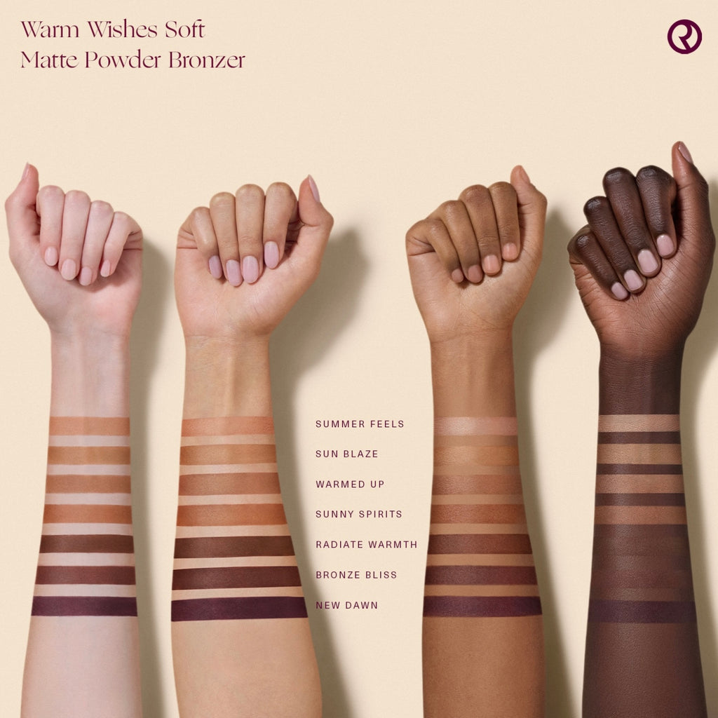 Rare Beauty Warm Wishes Soft Matte Powder Bronzer - Polvere abbronzante opaca e delicata